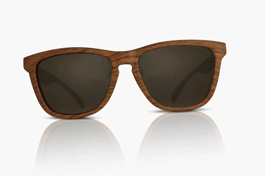 Wood Grain Polarized Premiums Black Lens