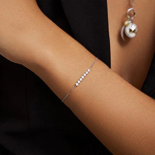 Damenarmband mit Krappenfassung