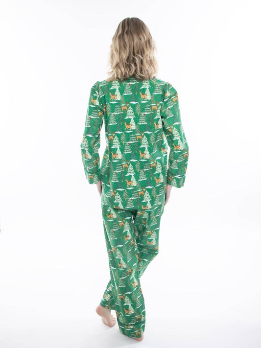 DEER JAMAS LONG SLEEVE PAJAMA SET
