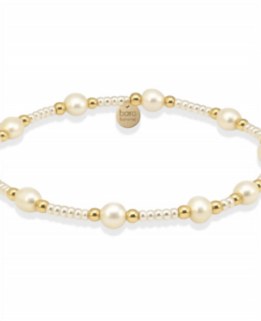 Damenarmband Claire mit Perlen