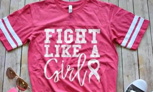 Women's Fight Like A Girl Cancer Tee