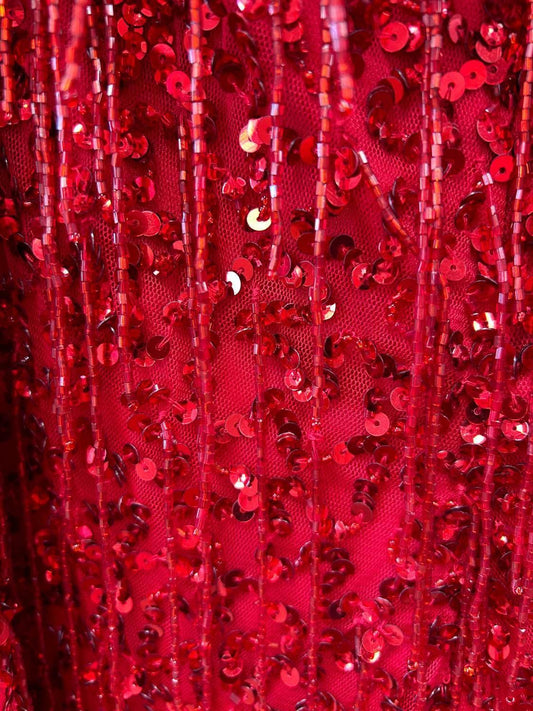 Women's Two-piece Sequin Jumpsuit