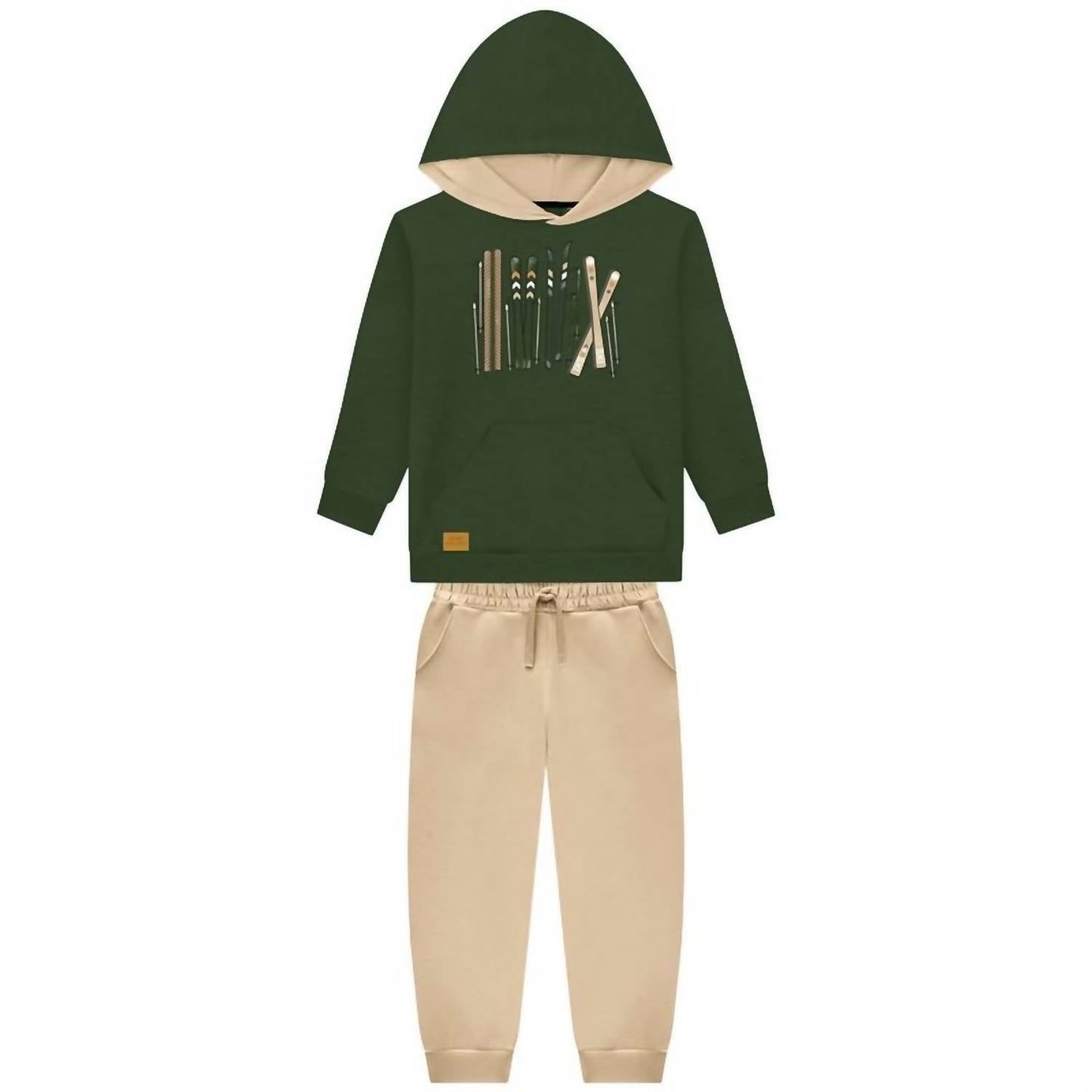 2-teiliges Kapuzenpullover-Set für Kinder