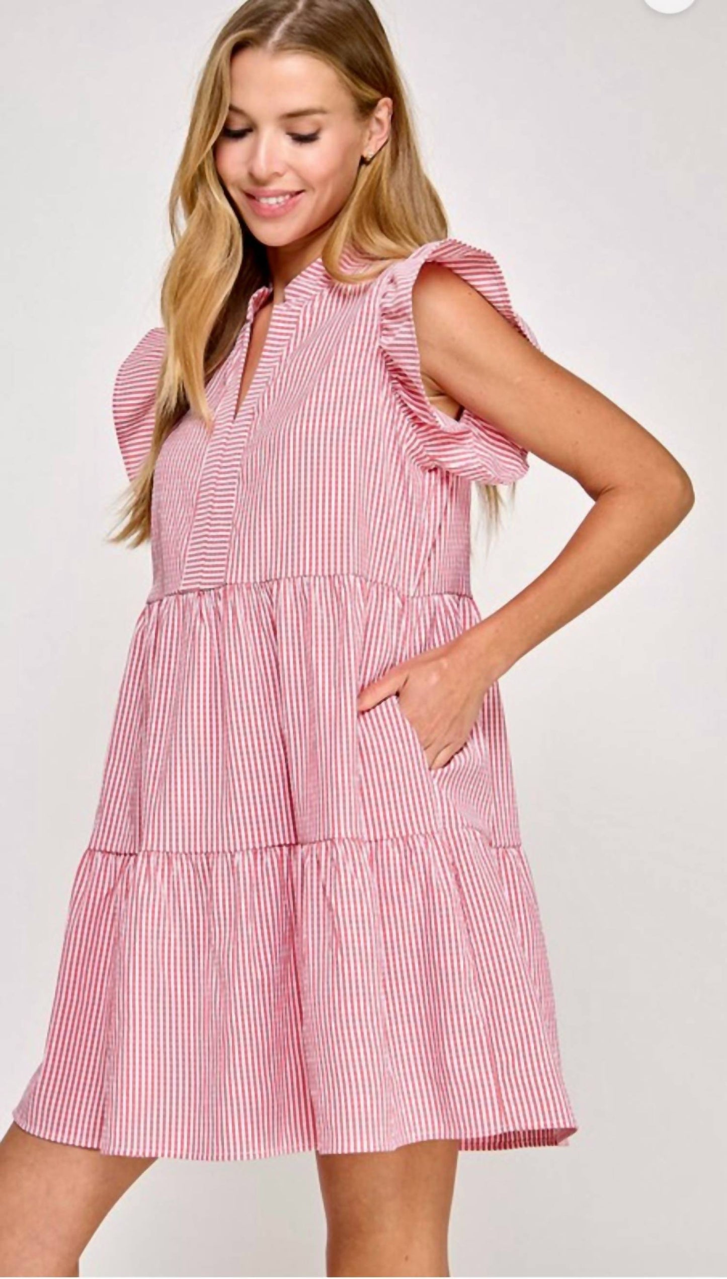 Sweet Spring Check Dress