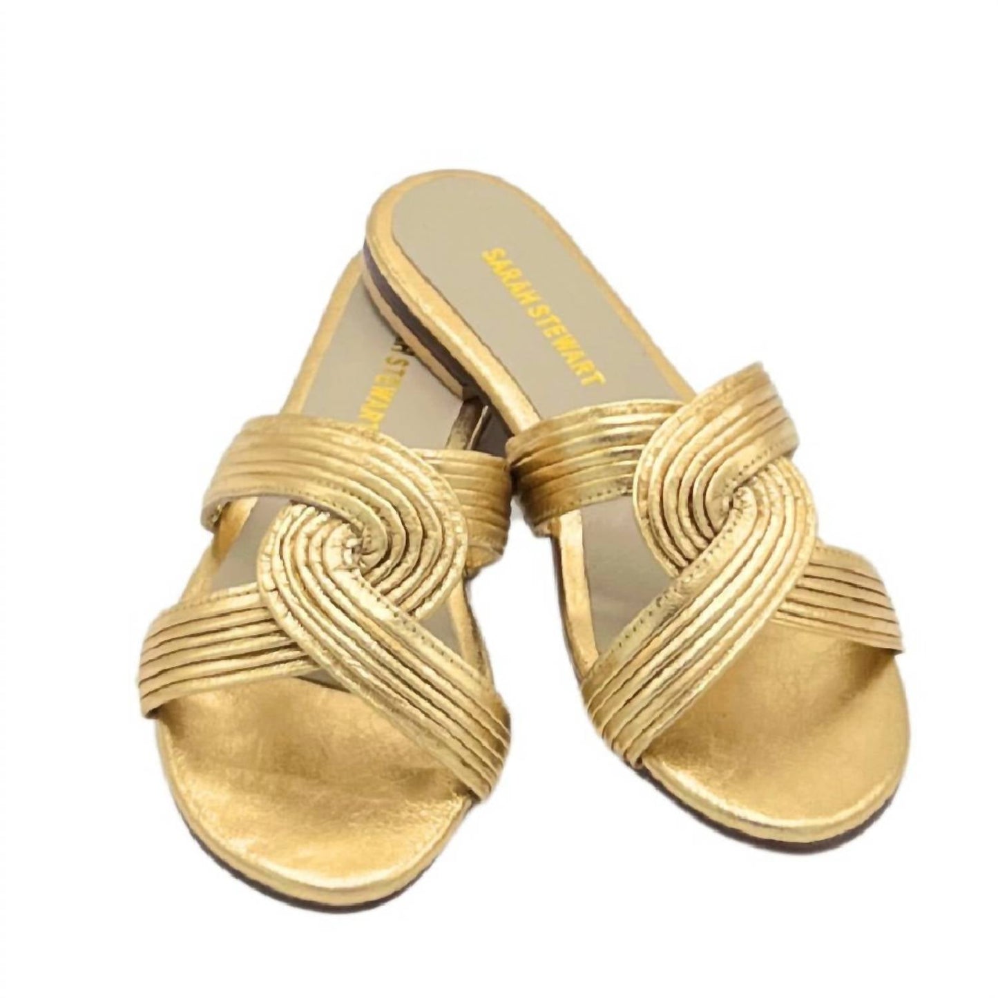 Damen Angela Swirl Leder-Sandalette