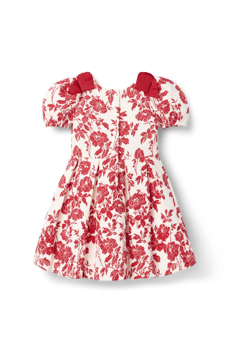 Gestepptes Blumenkleid für Mädchen