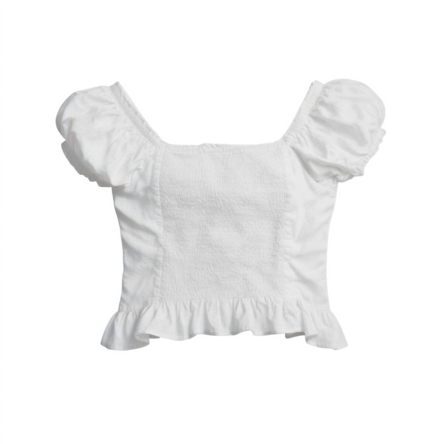 Women's Cropped Tie Front Top