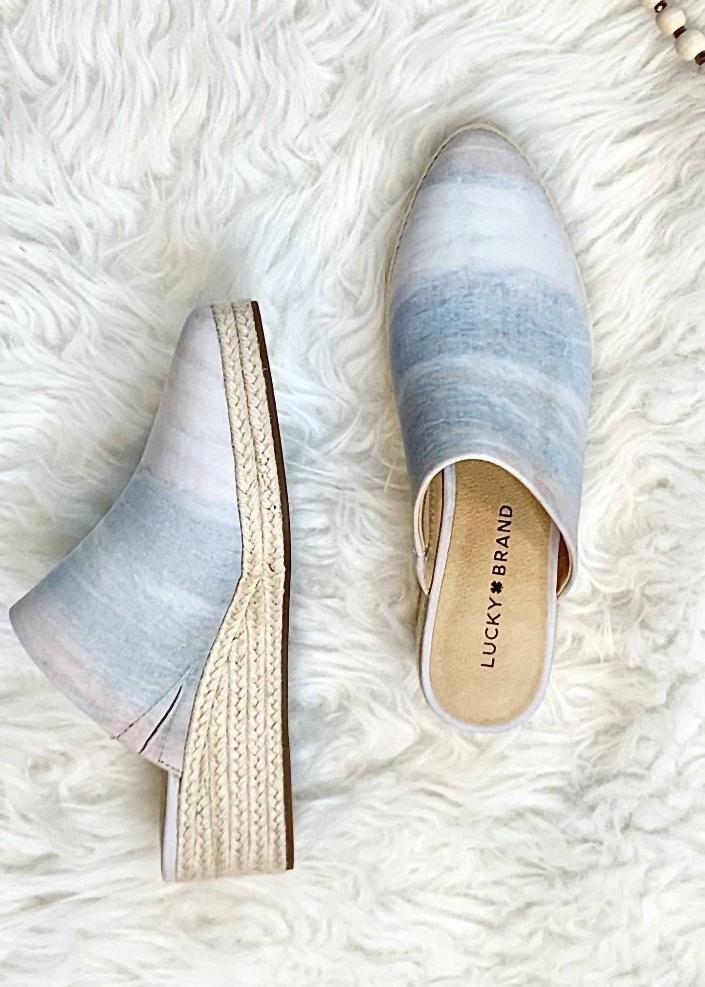 Ombré-Espadrille-Keilabsatz für Damen