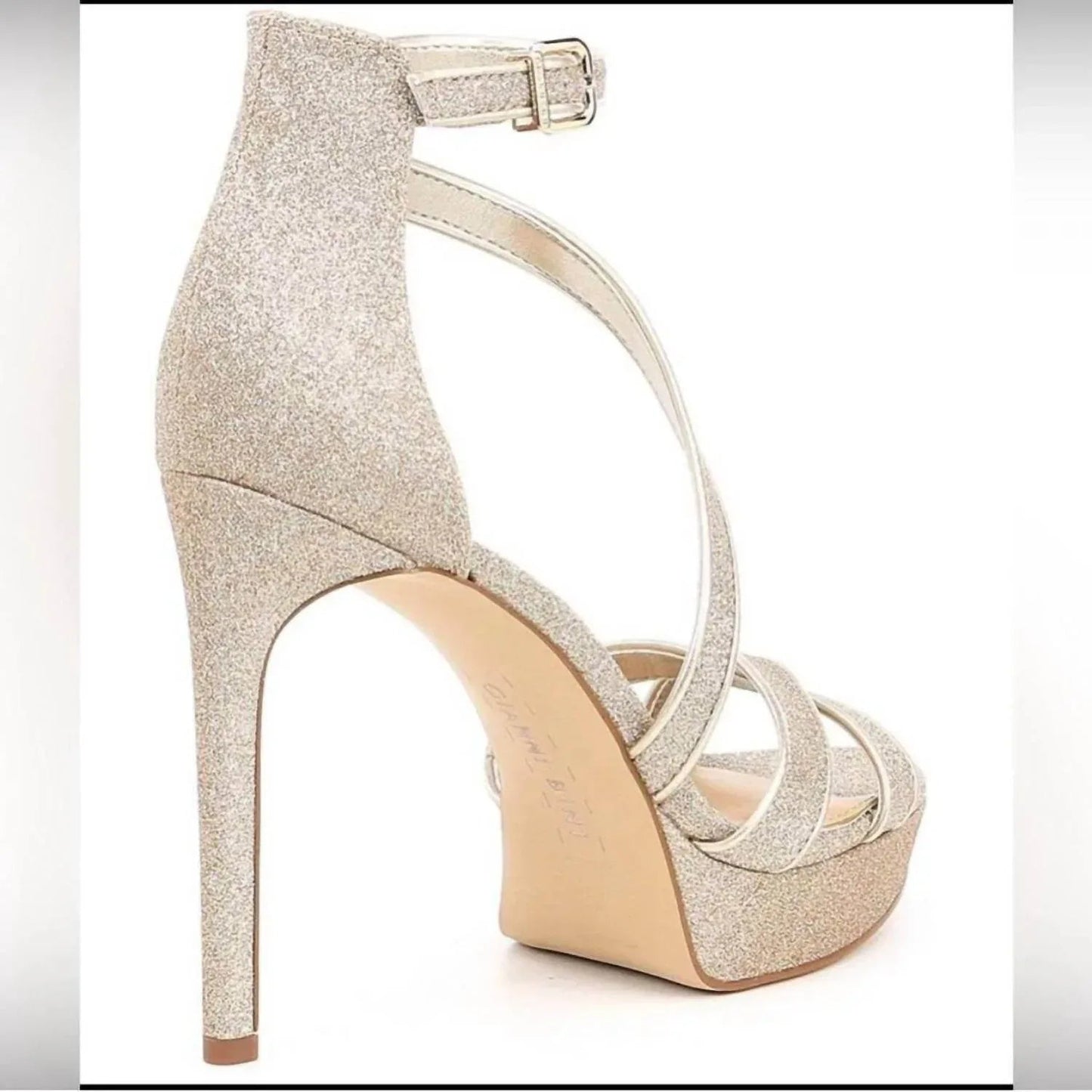 Women's Corielle Glitter Ankle Strap Platform Sandals
