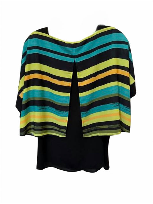 Women Aruba Kiwi Striped Layered Blouse
