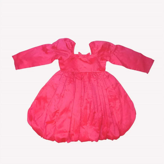 Mädchen Simone Kleid mit Puffärmeln und Rock