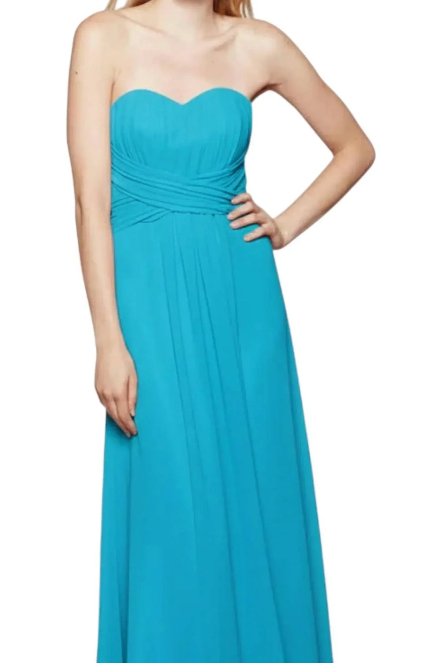 Serenity Drape Trägerloses Kleid