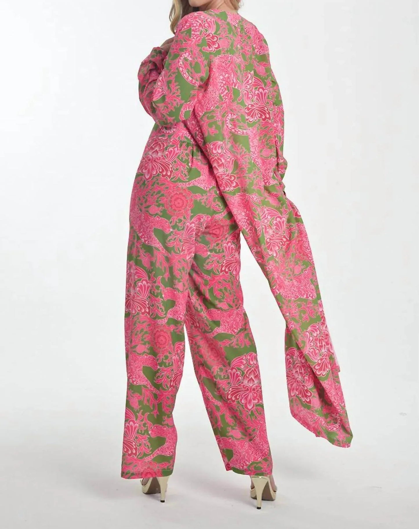 Wild Blossom Kimono Set