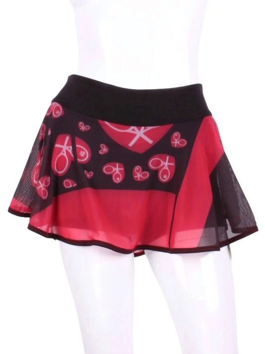 Women's Mesh O Tennis Skirt