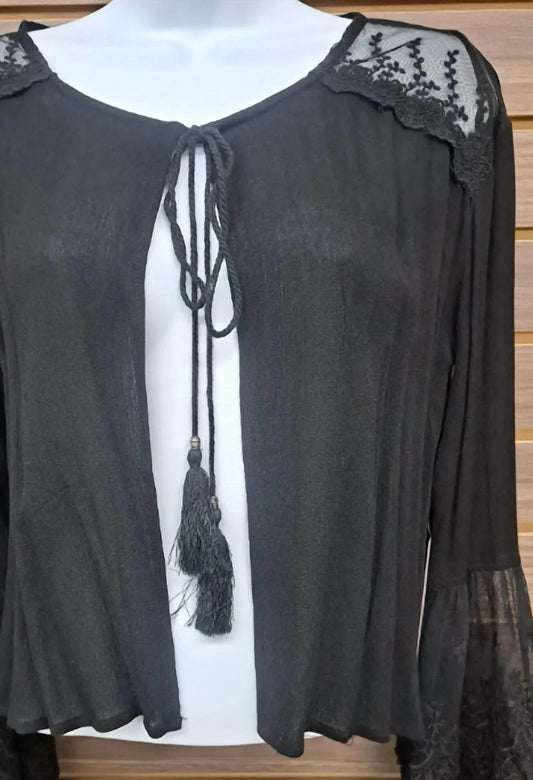 Women's Lace Tied Cardigan
