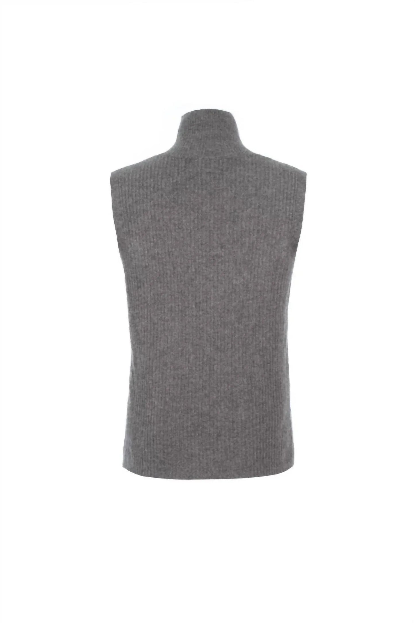 Nola Kaschmir Rollkragenpullover ohne Ärmel