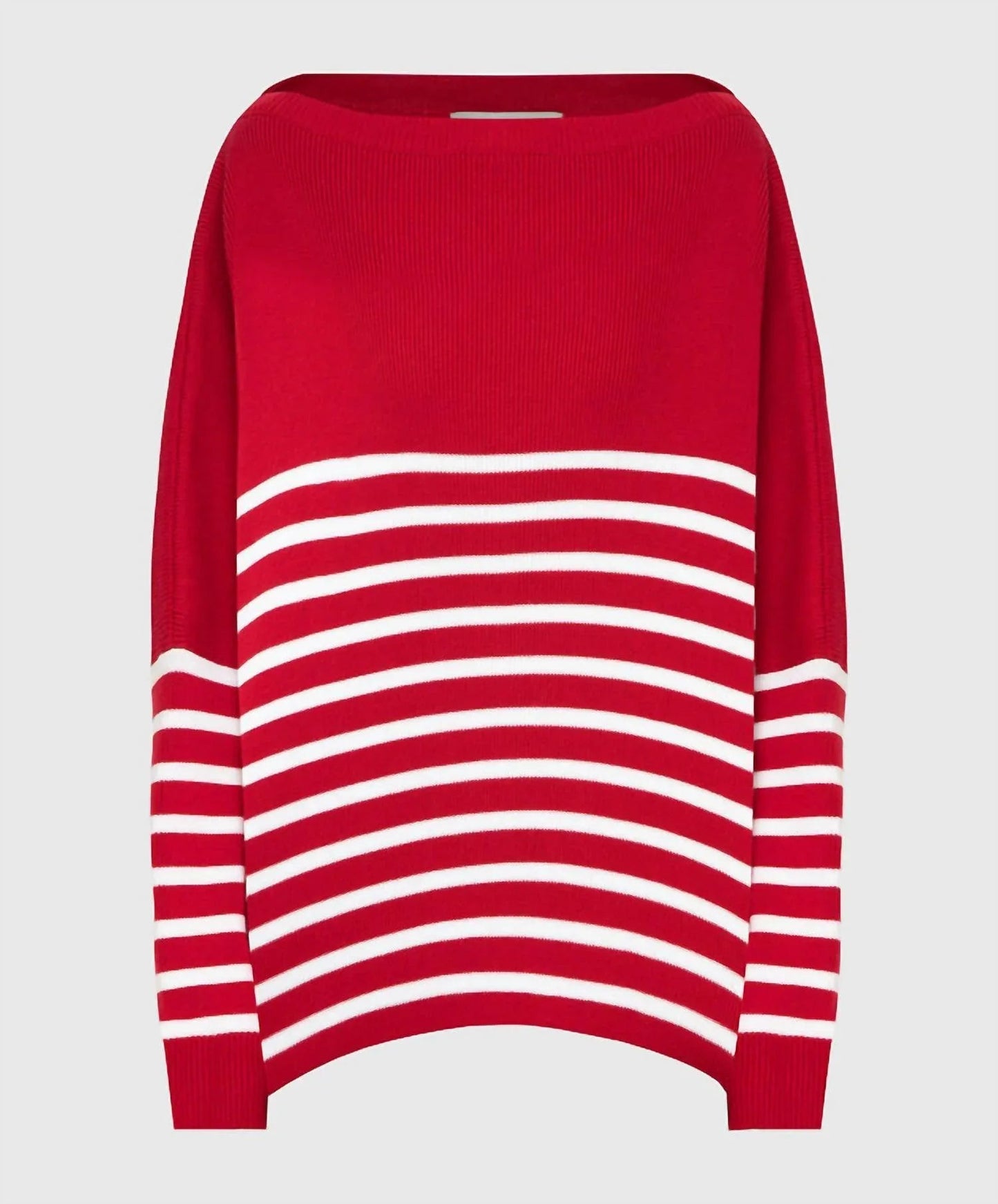 Striped Jumper With Logo Pattern