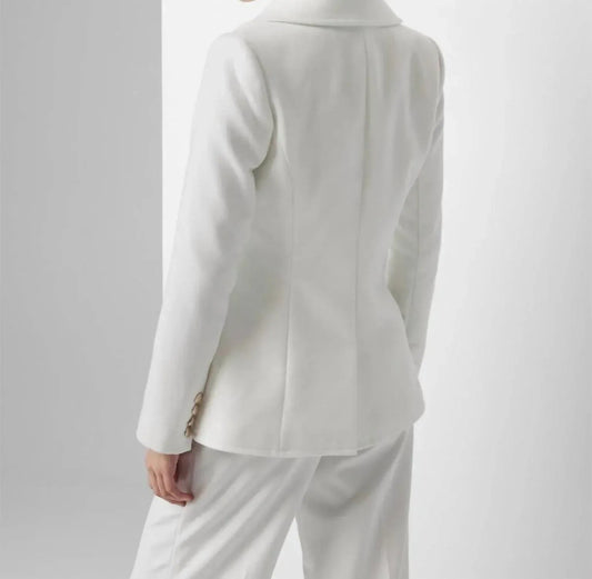 Double-breasted Peacoat Blazer