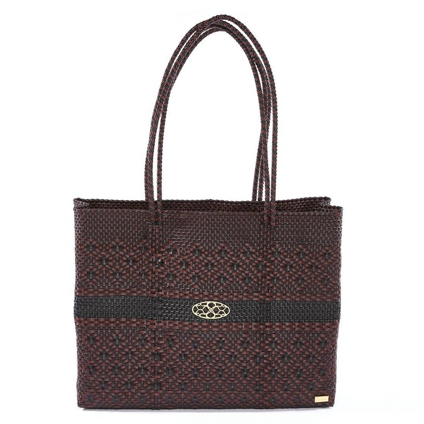 Damen mittelgroße handgemachte Aztec-Streifen Regular Strap Tragetasche