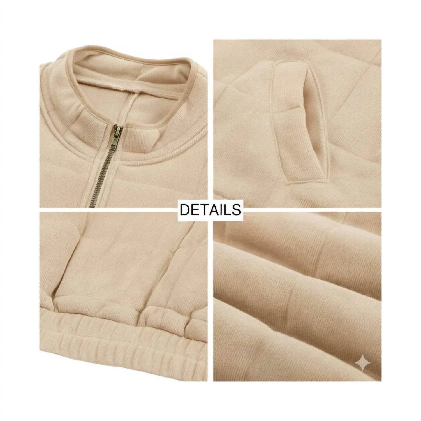Gesteppte Jacke mit Reißverschluss