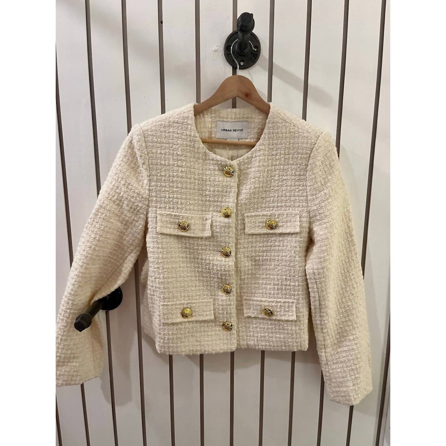 Tweedjacke mit mehreren Taschen