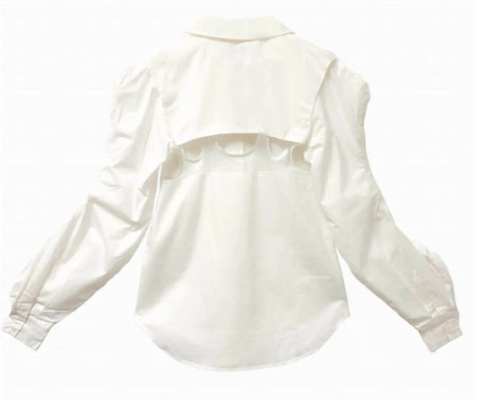 Anne Detachable Back Shirt