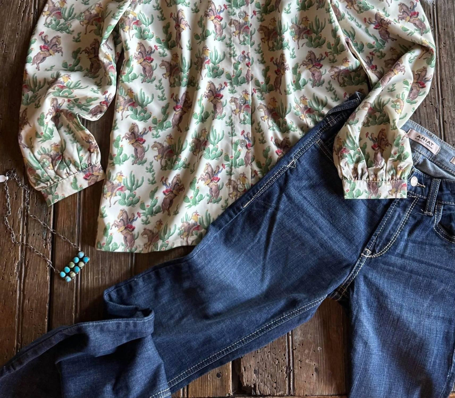Wüsten-Rodeo-Bluse