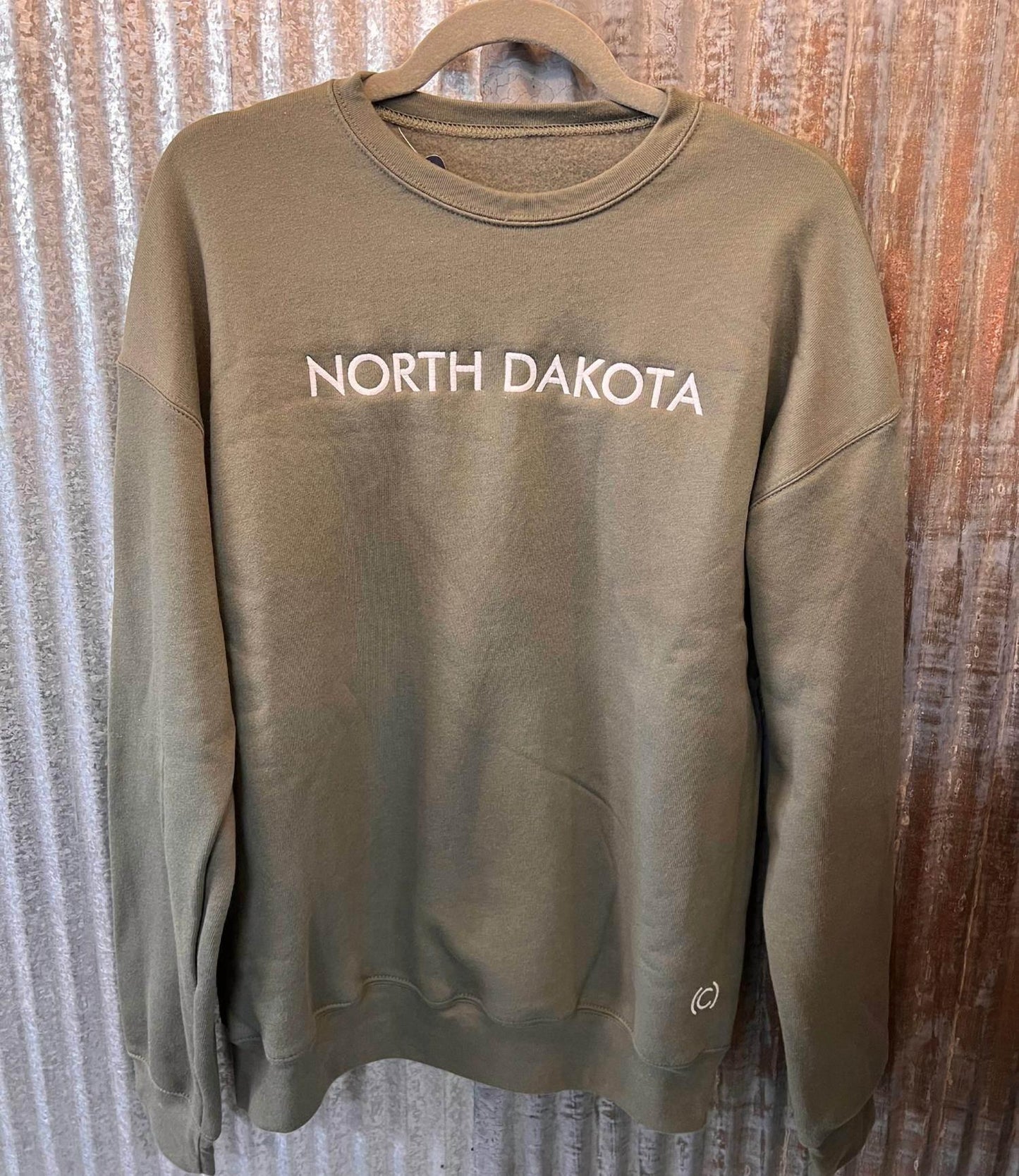 Embroidered Fleece Sweatshirt