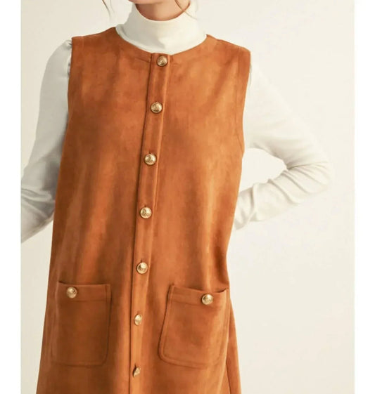 Wildleder-Shiftkleid "Zuckersüß"