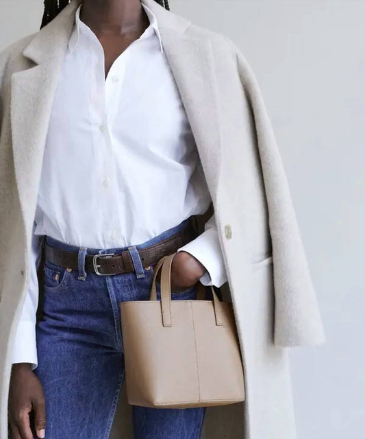 Women's Mini Leather Tote Bag
