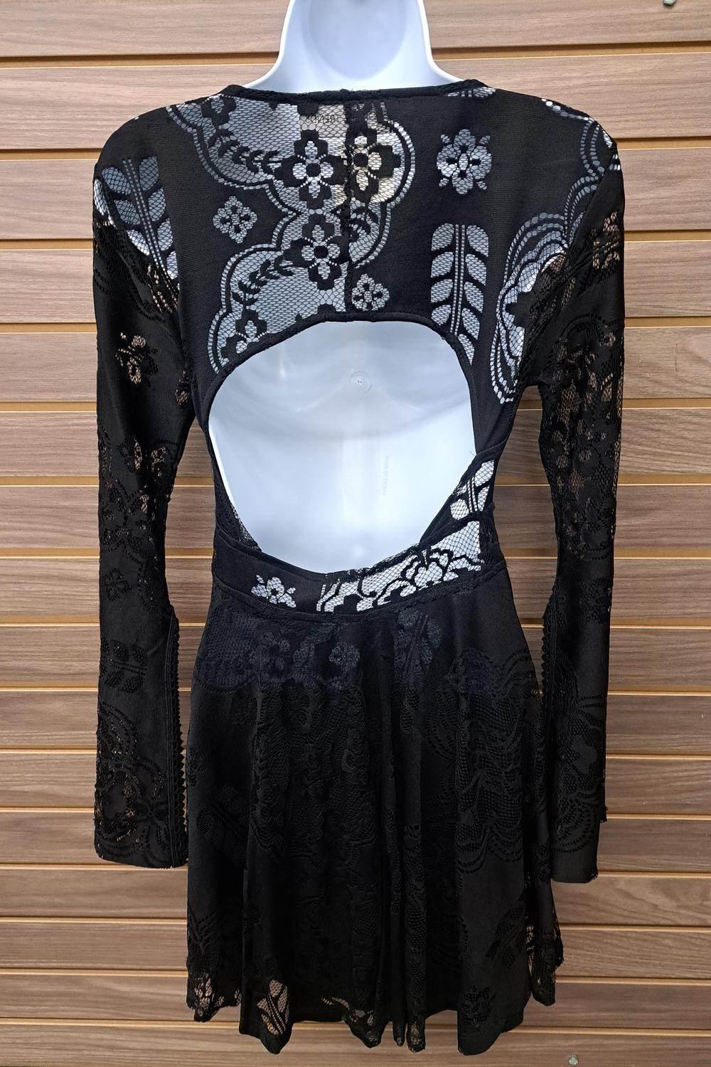 Lace Cutout Dress