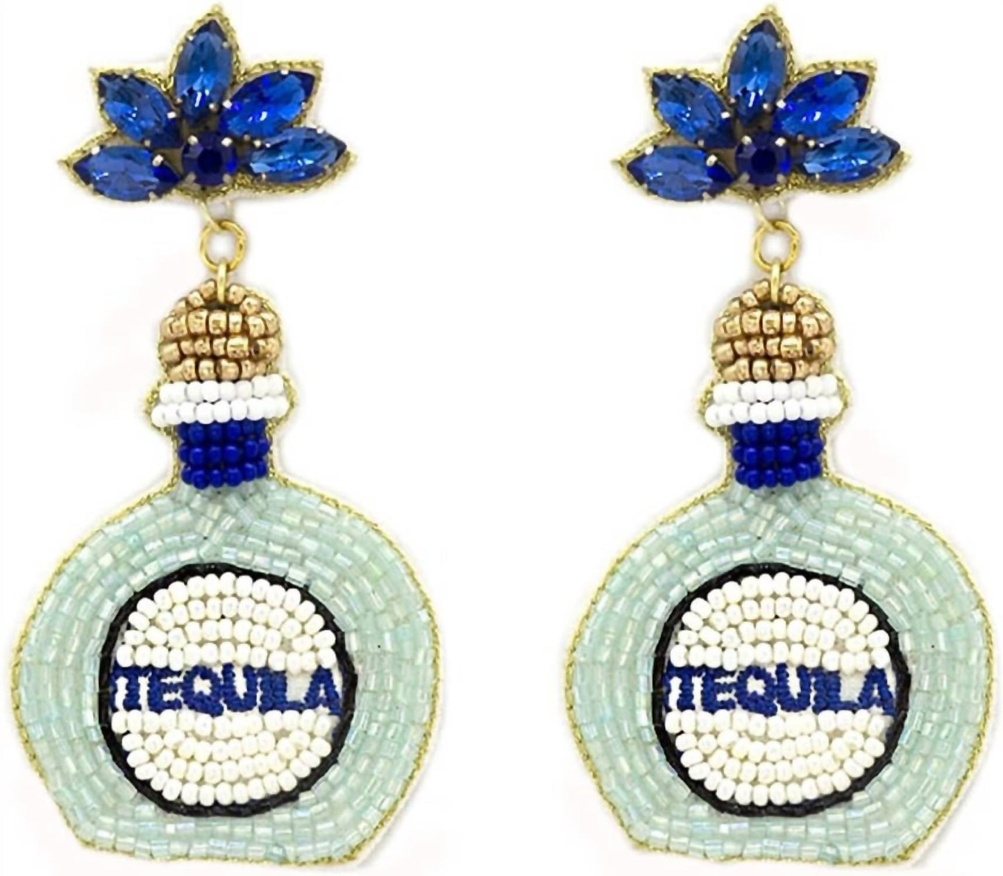 Women's Tequila Beaded Earrings