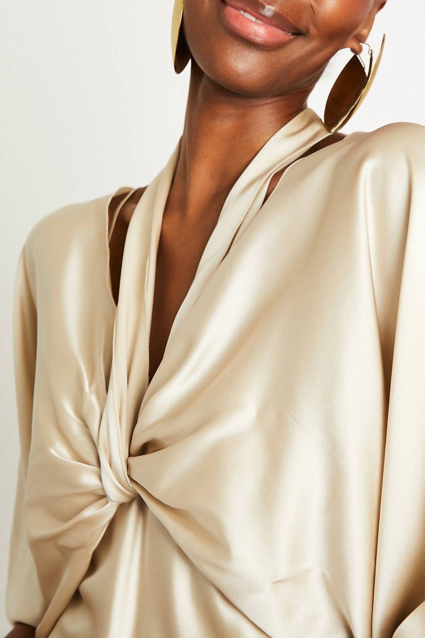 Ali Silk Wrap Top