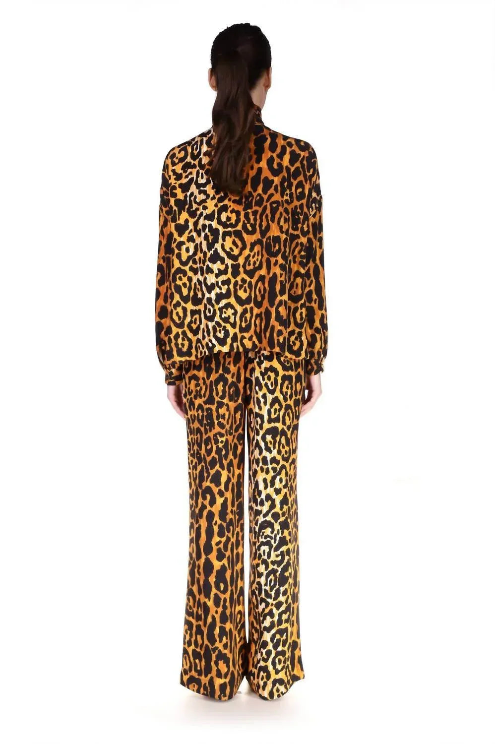 Leopardo weite Hose