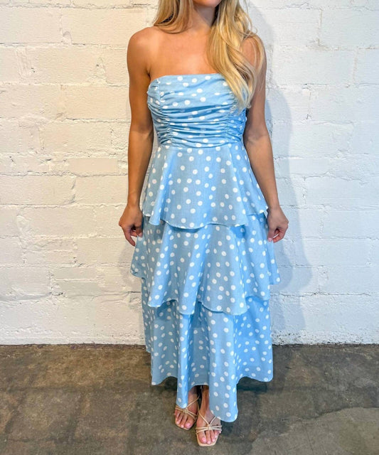 Cindy Strapless Maxi Dress