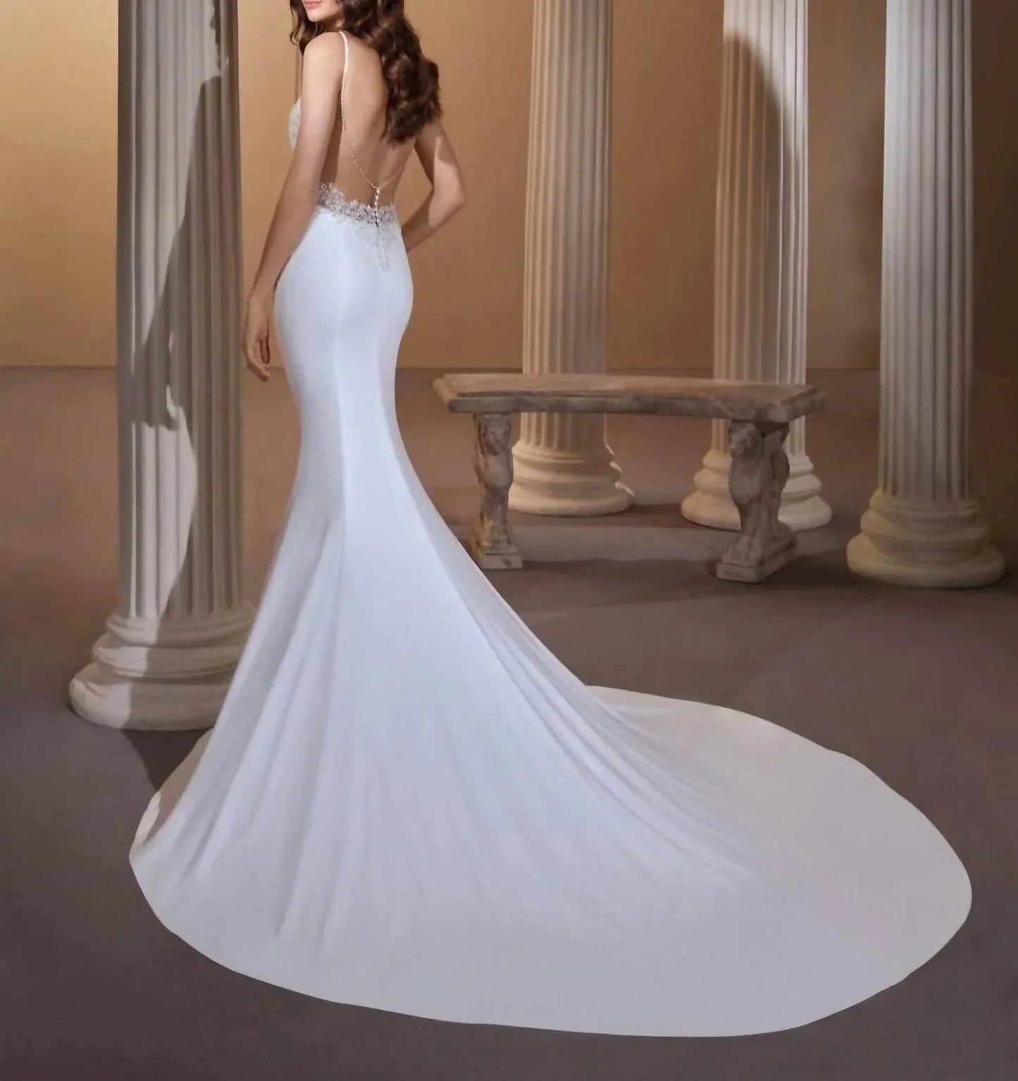 Beaded Straps Embellished Dress
