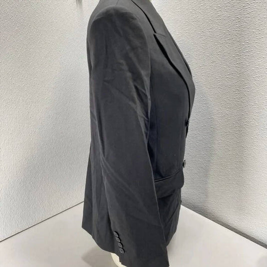 Women's Relaxed Double Breasted Wool Blazer