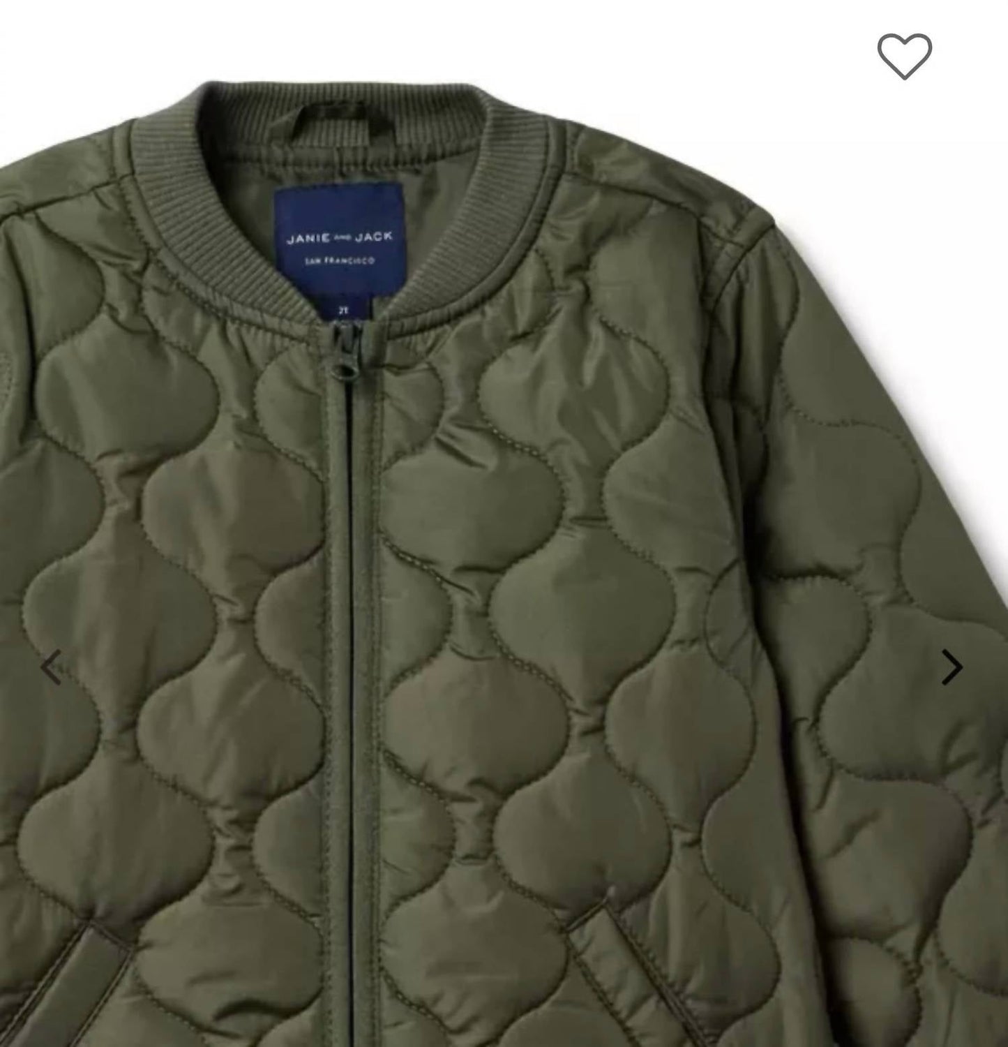 Kids' Quilted Bomber Jacket