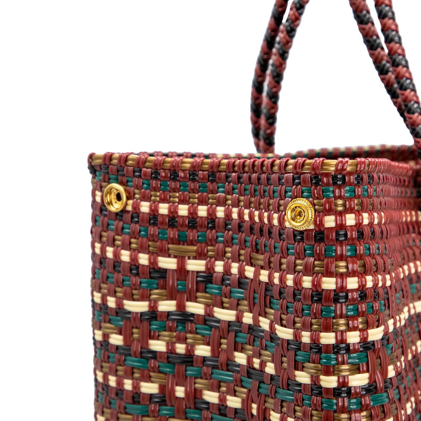 Gewebte Reisetasche für Damen mit Clutch