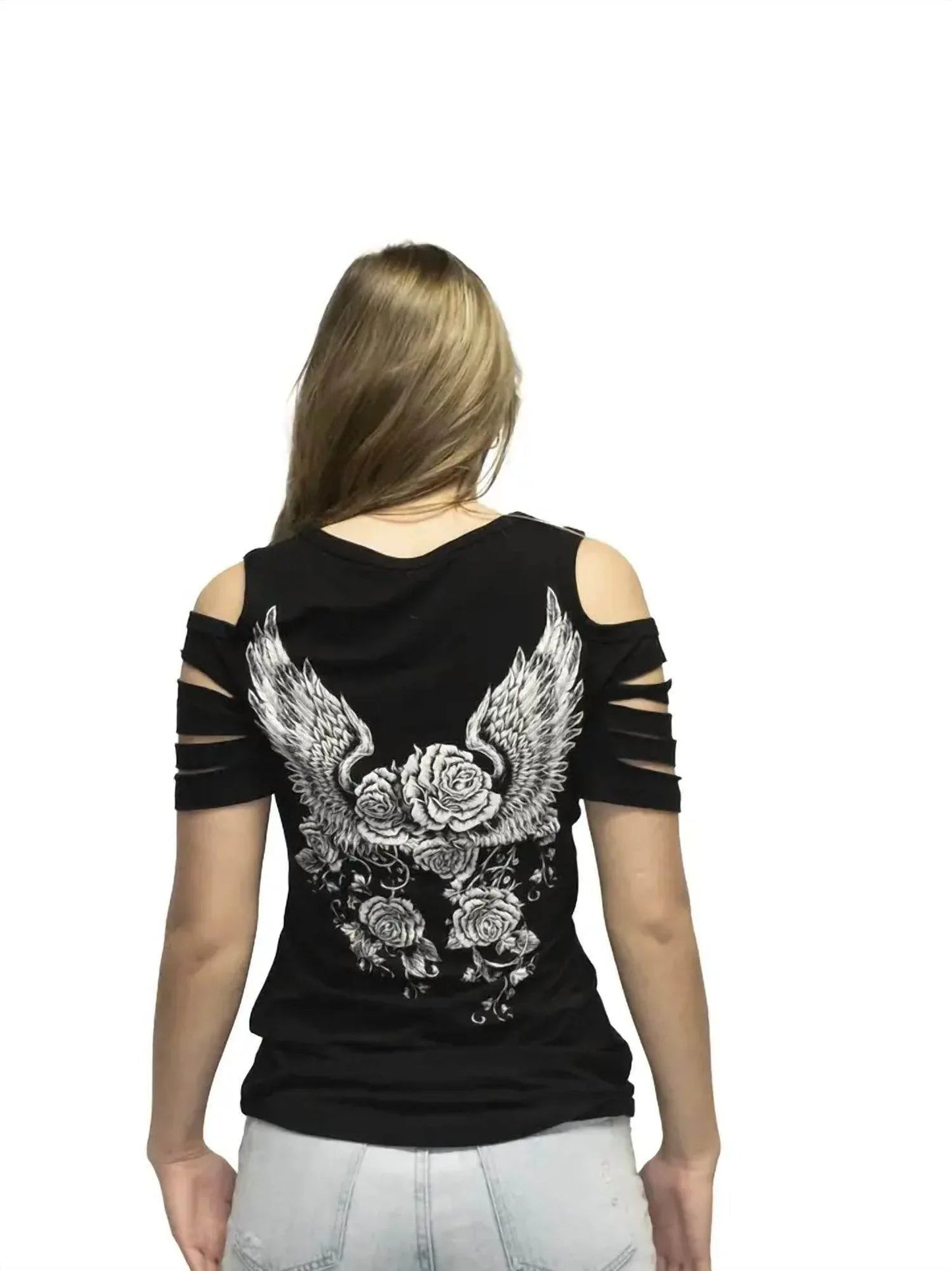 Wings cold Shoulder Top