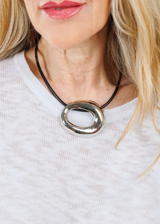 Women's Open Pendant Necklace