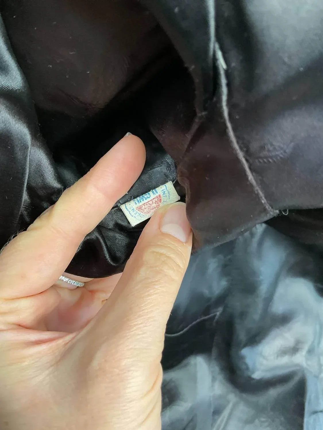Gebrauchte Damenjacke aus Kunstpelz
