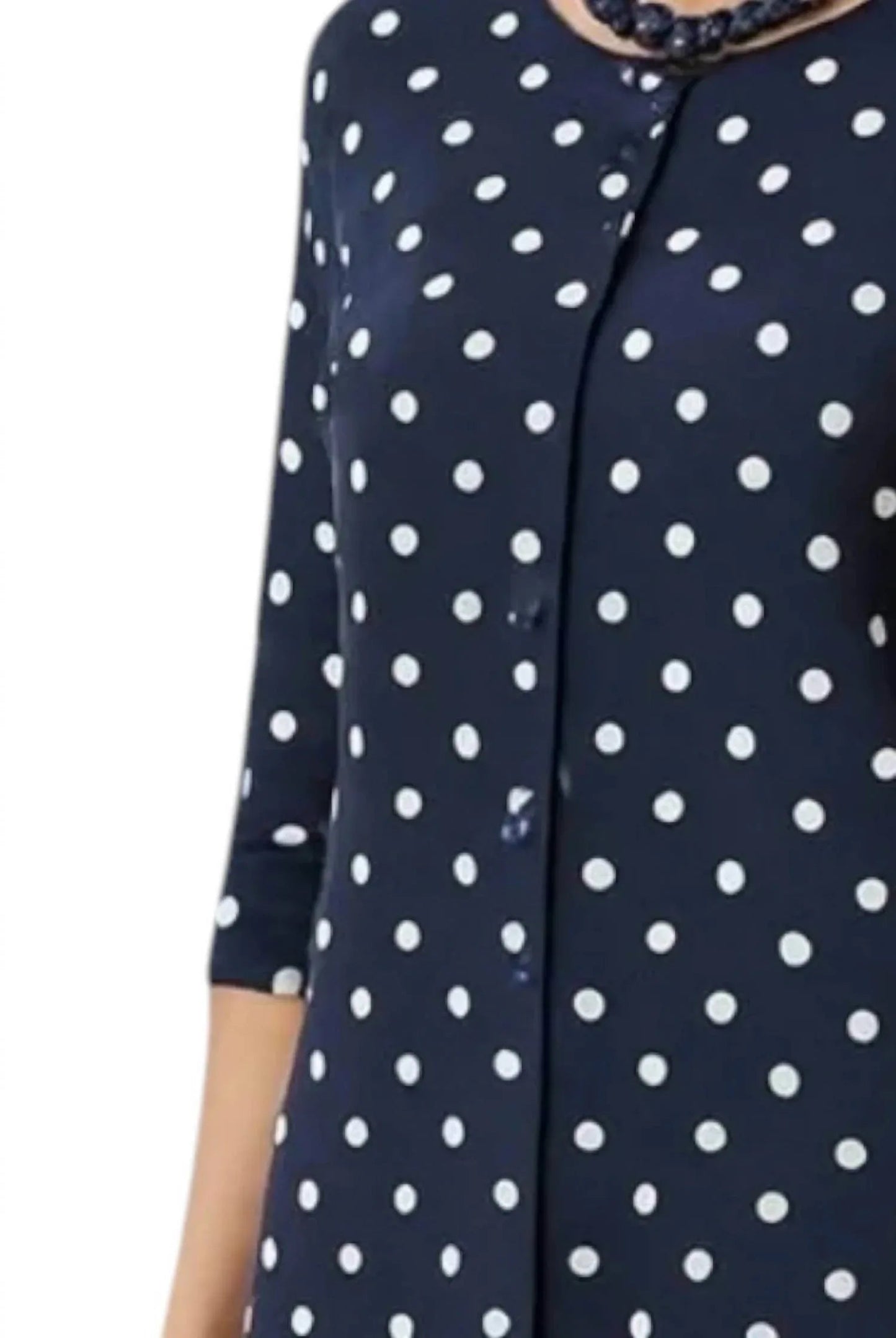 Gepunktete Bluse