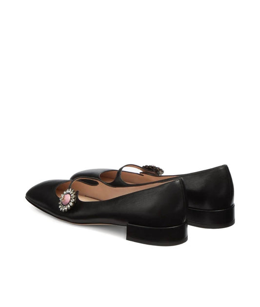 Women's Leather Ballerina Mary Jane
