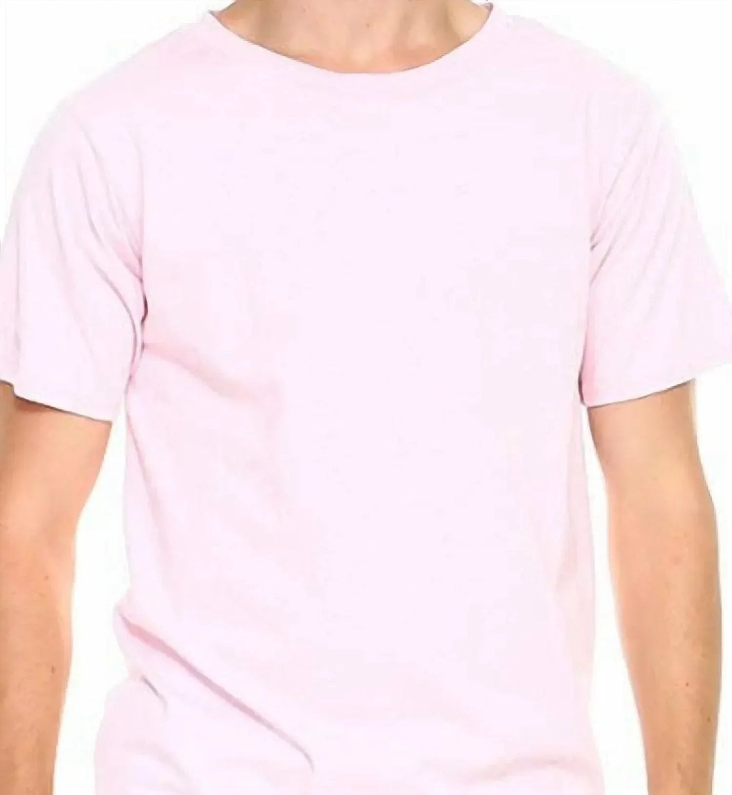 Herren T-Shirt mit abgerundetem Saum aus Premium-Baumwolle mit Rundhalsausschnitt