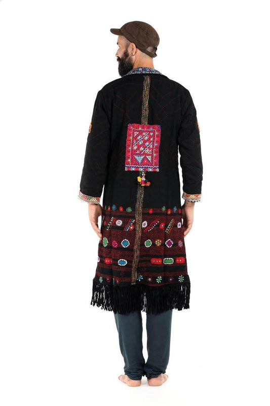 Unisex-Mantel aus Merinowolle