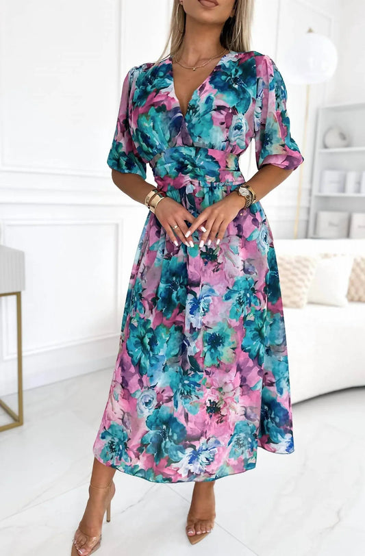 Chiffon Floral Dress