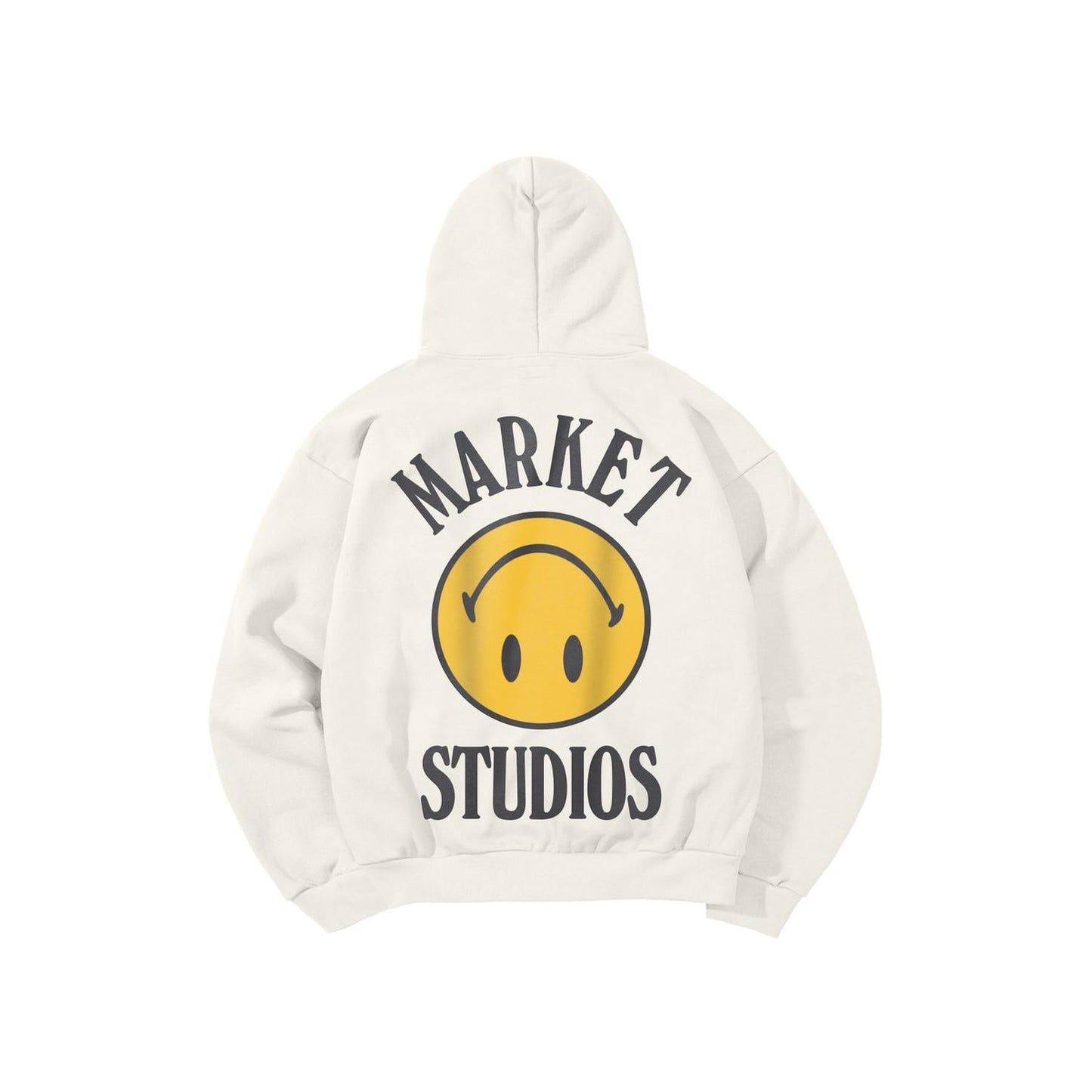 Herren-Kapuzenpullover mit aufgedrucktem umgedrehtem Smiley