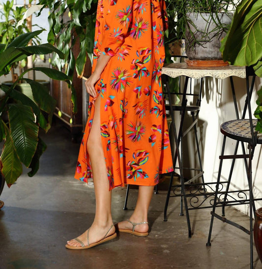 Artisan Maxi Dress With Tassels