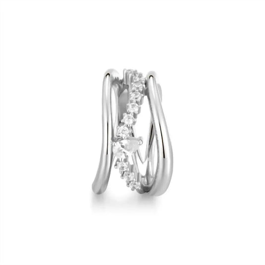 Women's Sparkle Teardrop Ring